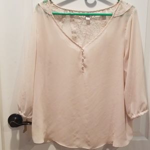 Lacy, sheer blouse